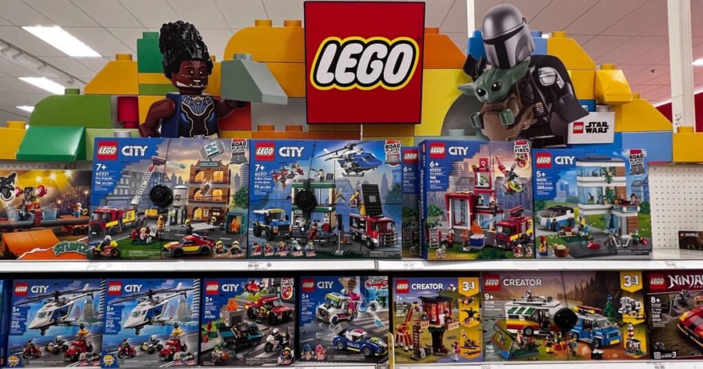 LEGO displays at Target