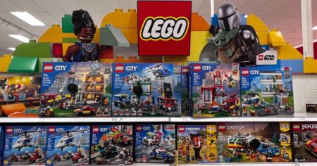 LEGO displays at Target