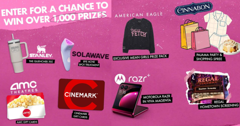 Mean Girls Days of Fetch Fooji Sweepstakes