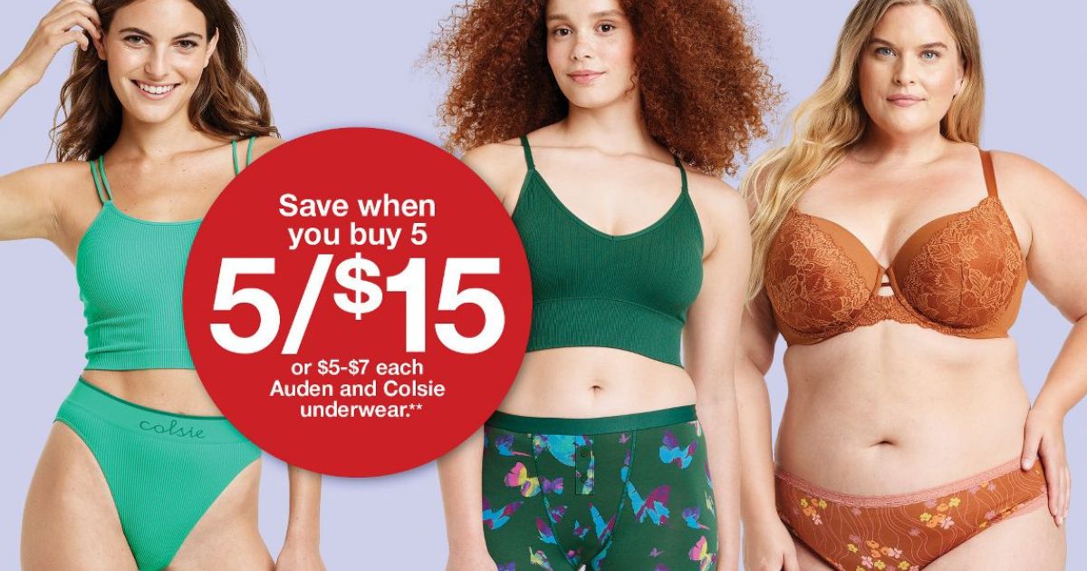Target Women's Underwear 5/$15 - Just $3 Each! - The Freebie Guy