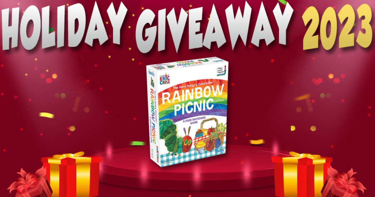 The Very Hungry Caterpillar Rainbow Picnic Game Holiday Giveaway - The ...