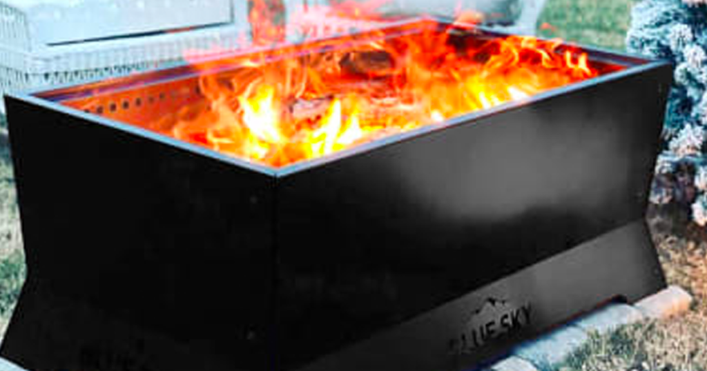blue sky firepit