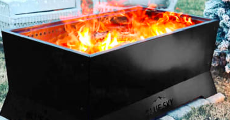 blue sky firepit