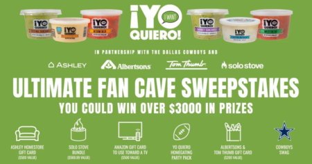 ¡Yo Quiero Ultimate Fan Cave Sweepstakes
