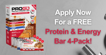Apply to Try FREE Progo Protein Bars Products