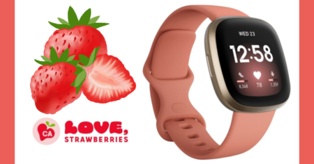 California Strawberries Fitbit Versa Giveaway