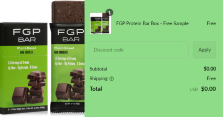 Free FGP Protein Bar Box Sample