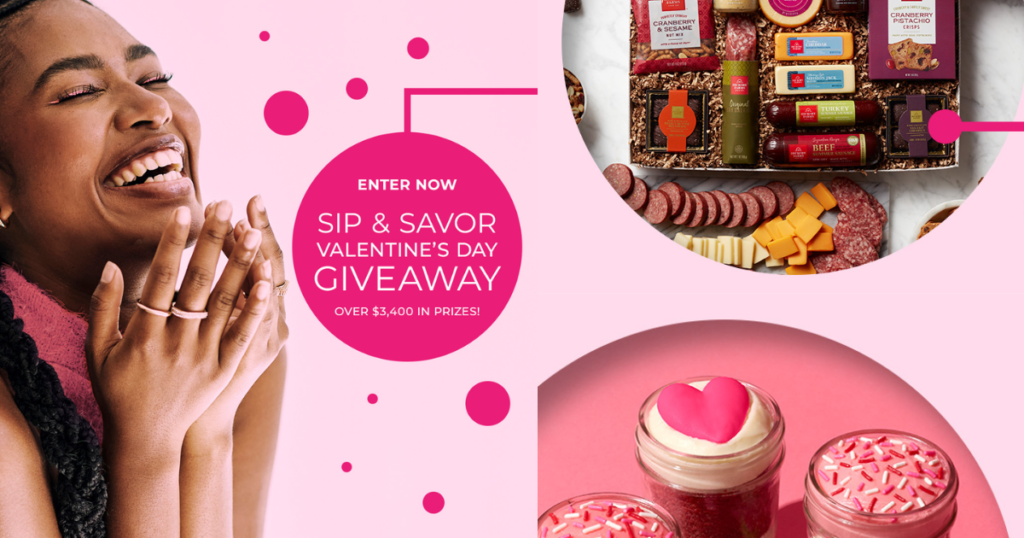 Hickory Farms Sip Savor Valentines Day Giveaway