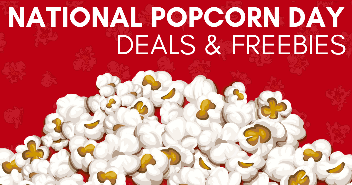 National Popcorn Day Deals & Freebies The Freebie Guy® ️️️