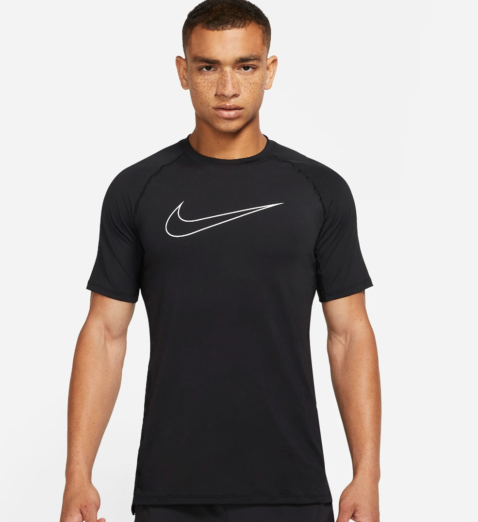 Nike Pro Dri FIT Mens Slim Fit Short Sleeve Top