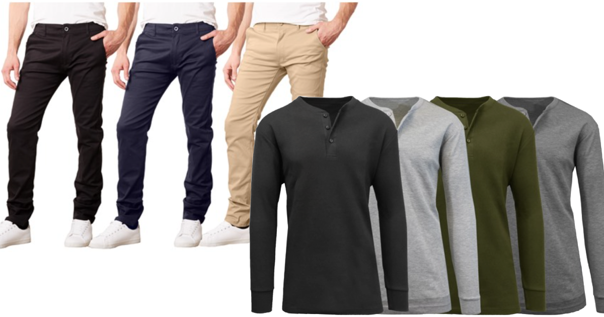 Woot Pants and Henleys