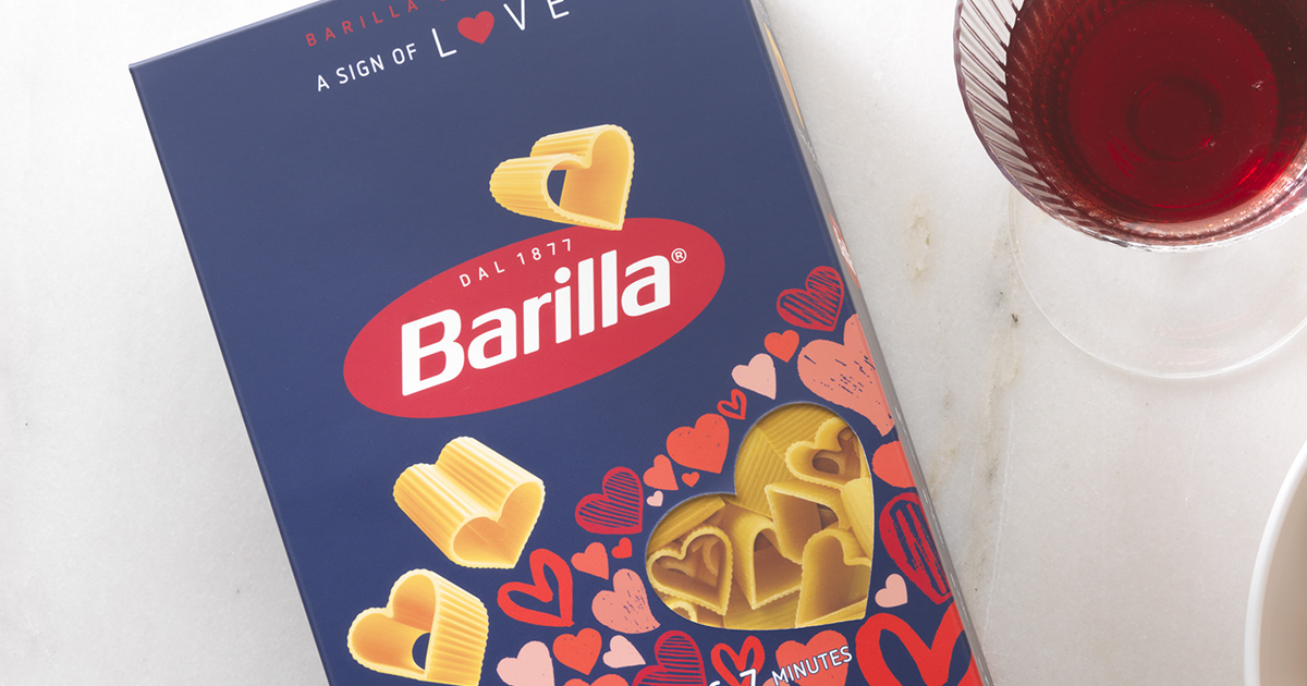 Possible Free Barilla Heart Shaped Pasta with Sampler - The Freebie Guy®