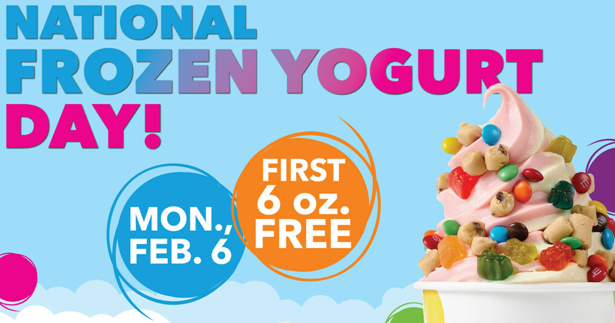 Free FROYO at TCBY on February 6th for National FROYO Day The Freebie