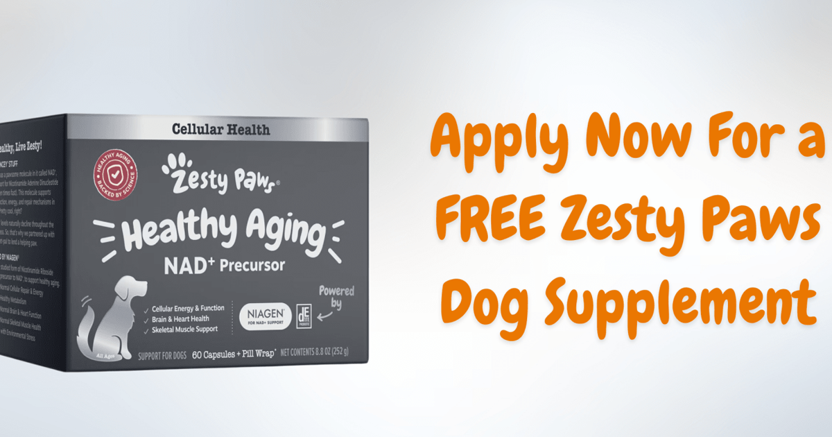 Apply To Receive A Free Zesty Paws Supplement For Dogs The Freebie