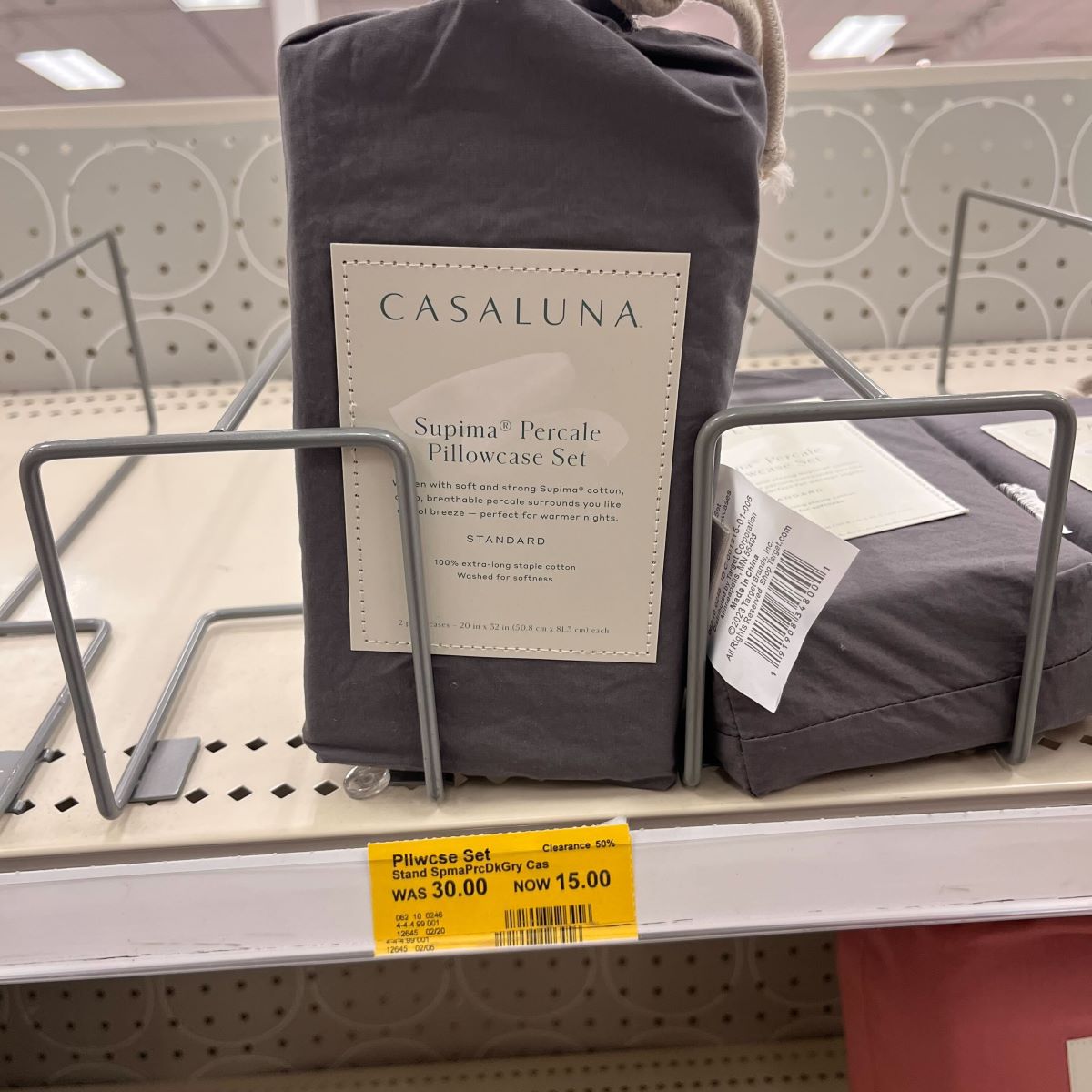 Casaluna Supima Percale Pillowcase Set