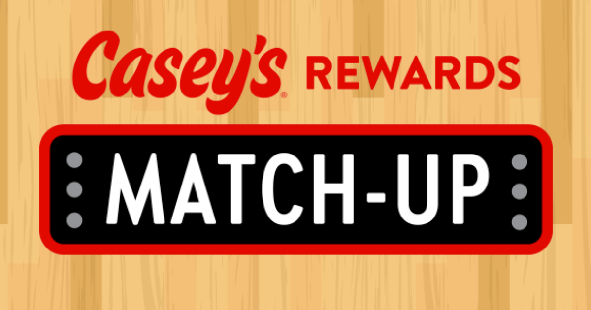 Casey’s Rewards MatchUp Instant Win Game The Freebie Guy®