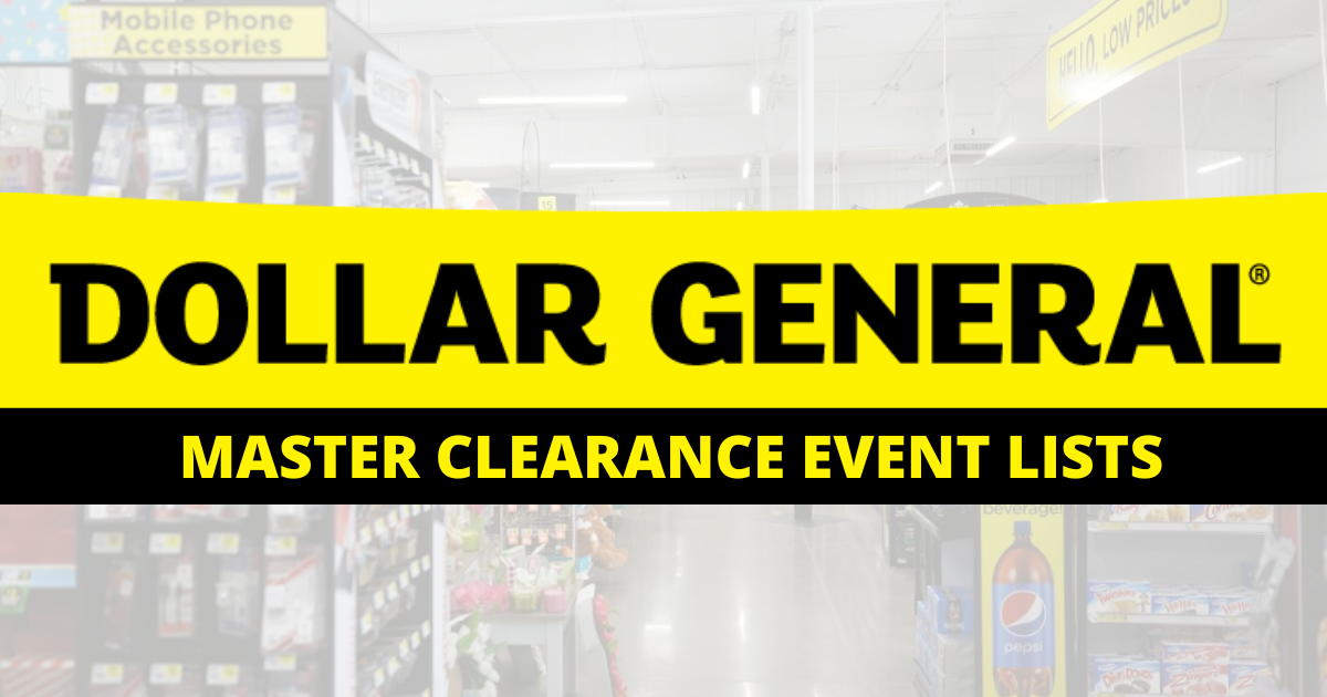 DG Seasonal &amp; Core Clearance Event