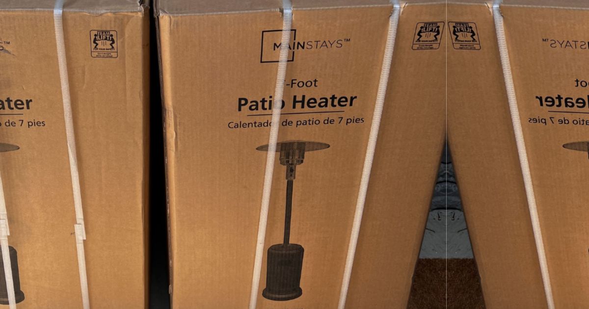 Mainstays 7Foot Patio Heater Only 74 Shipped The Freebie Guy® ️️️