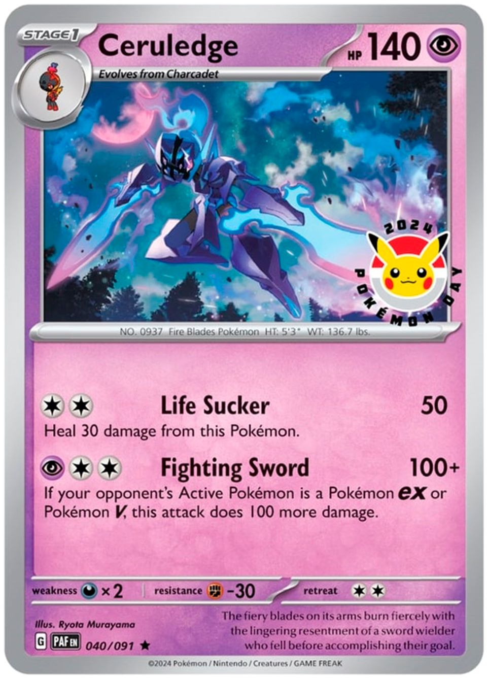 Pokemon Day Card