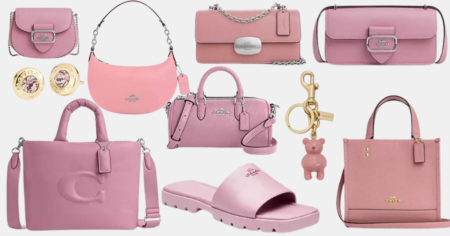 coach outlet pink sale