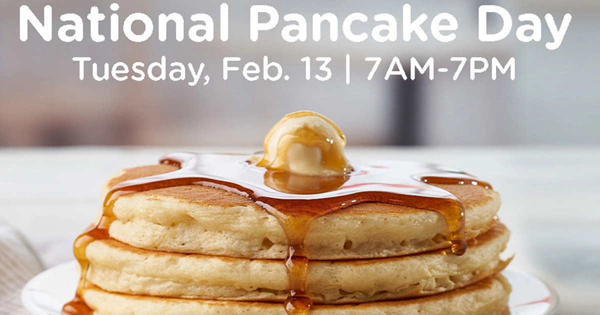 February 13th is National Pancake Day Score a FREE Short Stack at