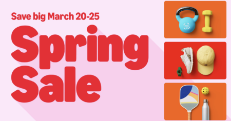Amazon spring sale banner