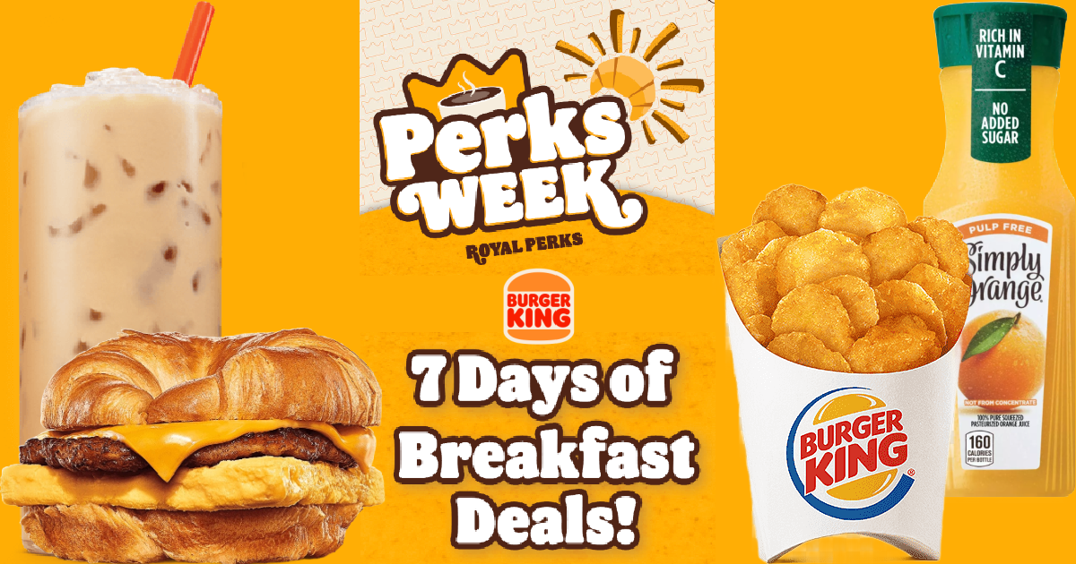 Burger King "Daylight Saving Time" Breakfast Deals From (3/10 3/16