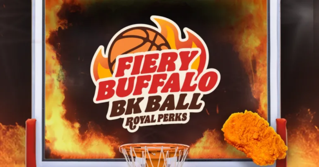 Burger King Fiery Buffalo BK Ball Game Instant Win Game