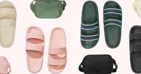 victoria s secret belt bag and slides