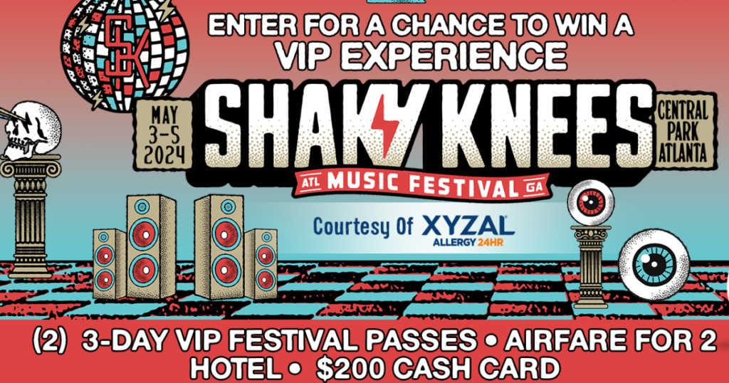 Xyzal x Atlanta Festival VIP Sweepstakes prize pack information