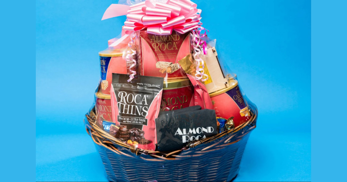 almond roca gift basket giveaway