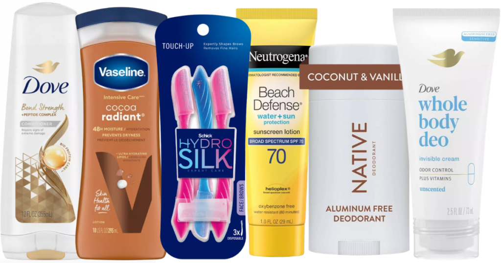 beauty essentials deal beauty essentials deal at target soaps, razors, body wash