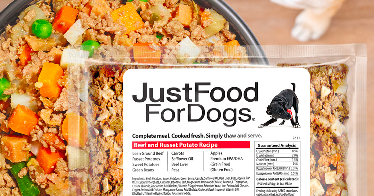 Free 18oz Just Food For Dogs Product at PETCO [With Rebate] The
