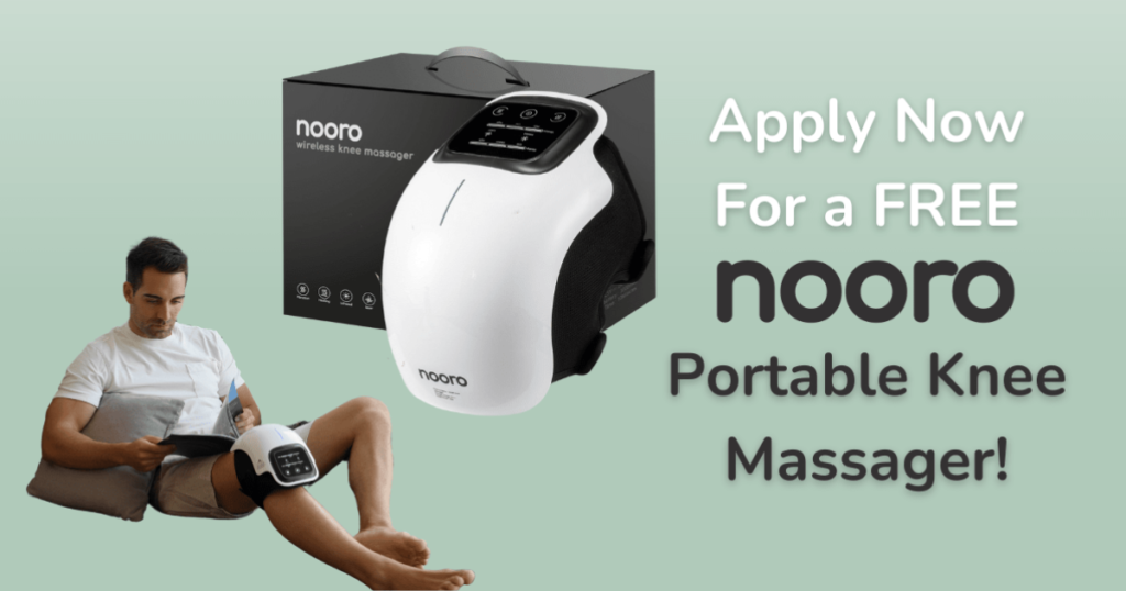 nooro knee massager freebie