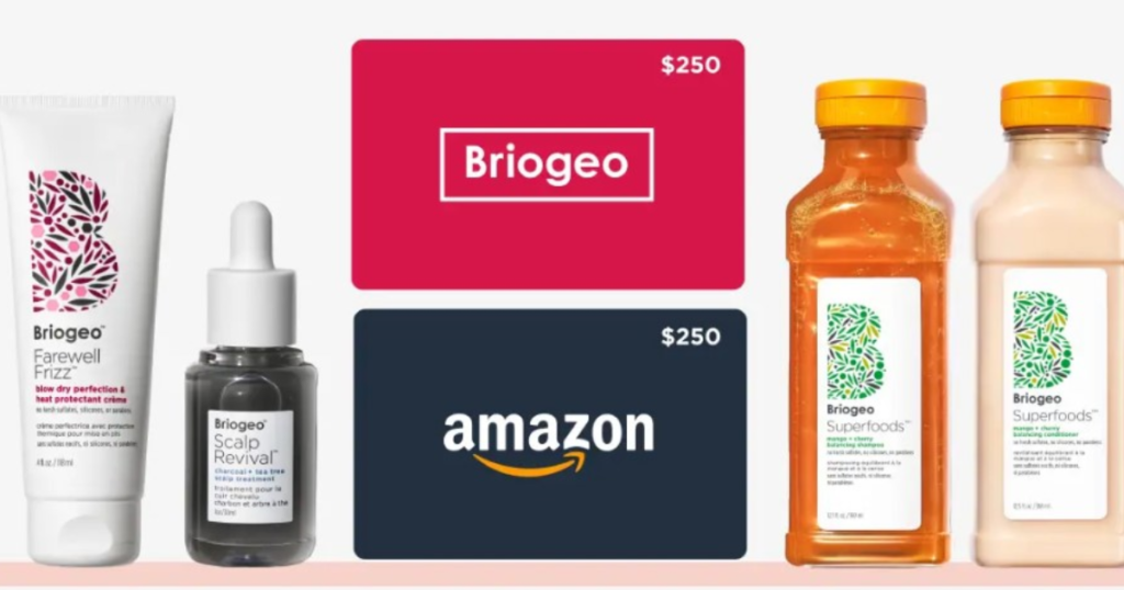 Briogeo $500 Gift Card Giveaway