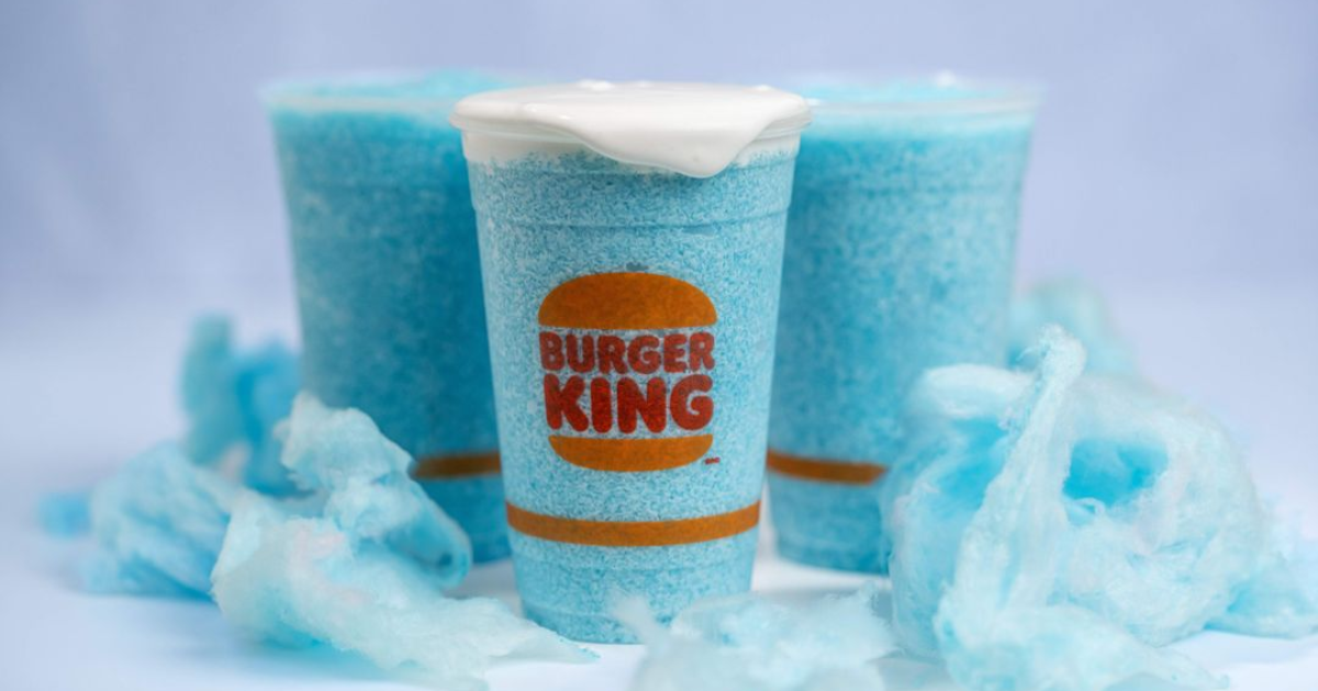 Burger King Cotton Candy Flavored Frozen Beverage