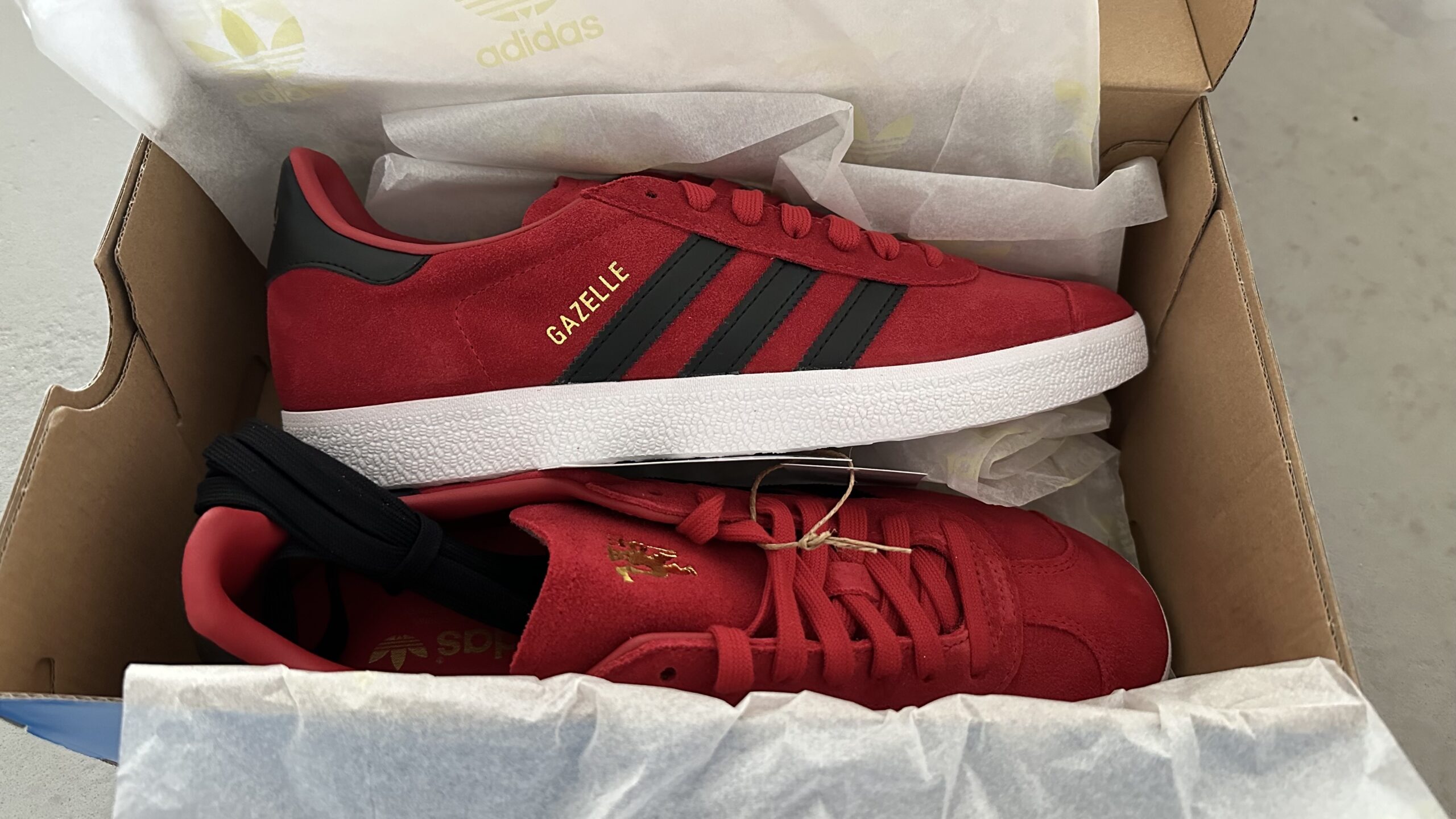 red adidas shoes