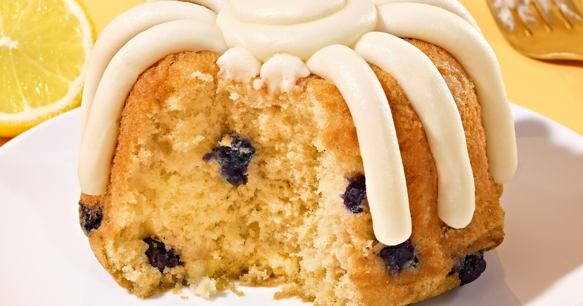 Nothing Bundt Cakes New Lemon Blueberry Available Apr 15th !