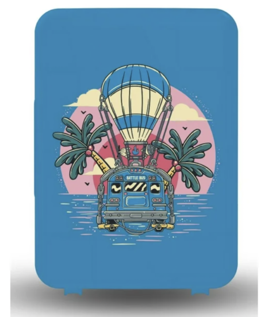 Fortnite Battle Bus 6 Can Mini Fridge
