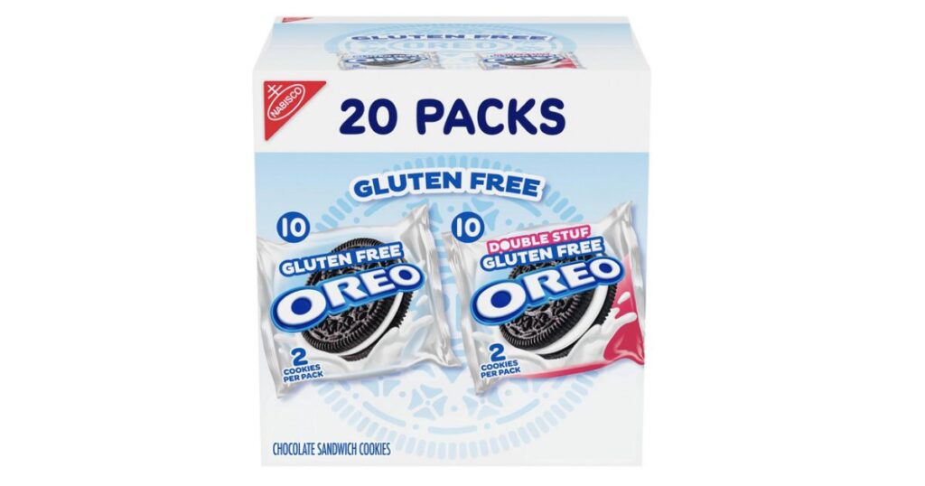 Gluten free Oreo box