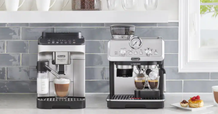 delonghi kitchen items on the counter top