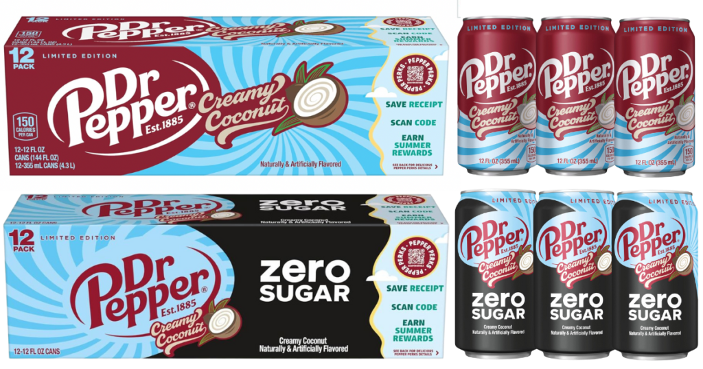 dr pepper creamy coconut soda