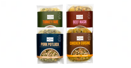 nom nom dog food flavors