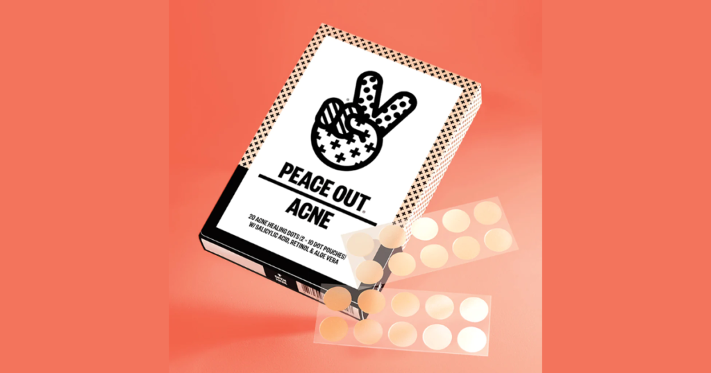 peace out skincare acne dots