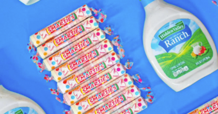 smarties and hidden valley