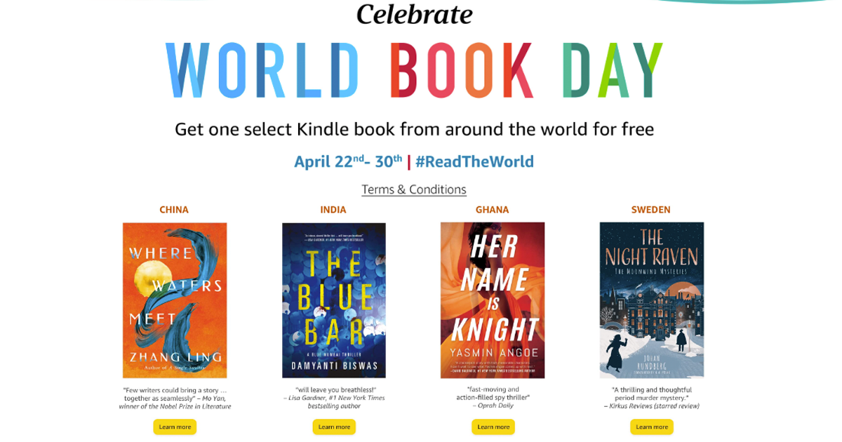 Celebrate World Book Day with a FREE Kindle Book from Around the World ...