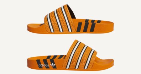 ADIDAS SLIDES ORANGE