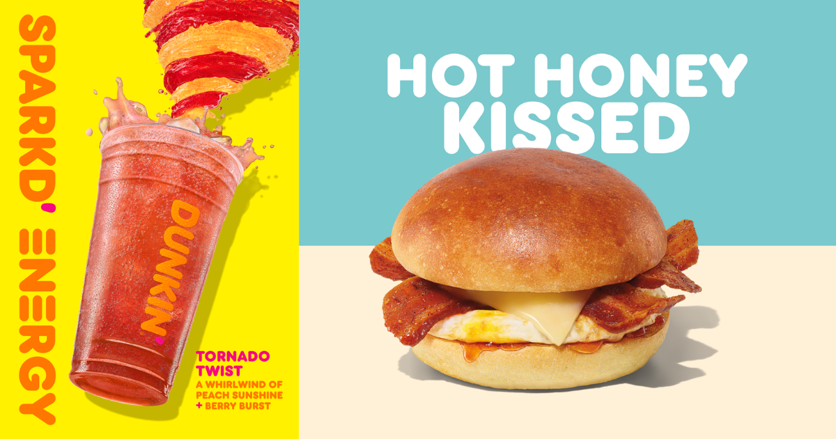 Dunkin Summer Menu Available Now ! Tornado Twist SPARKD’ Energy Just 3