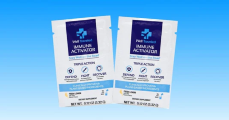 Free Packets of Well Traveled Immune Activator Drink Mix