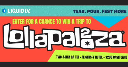 Liquid I V Lollapalooza Sweepstakes